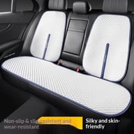 White ice silk car seat cooling pad for back seats, cooling technology