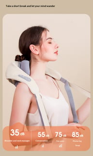 New Oblique Square Machine Massage Machine Shoulder And Neck Massage Machine Cervical Hot Compress Home Cervical Massage Massage Machine In Stock Wholesale — view 3