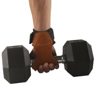 Leather Weightlifting Wrist Support Gloves | Professional Gym Hand Protection — view 6