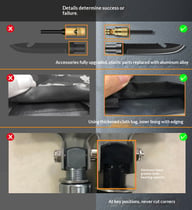 Portable Folding Self-Defense High-Carbon Steel Engineer Shovel for Cars — view 8