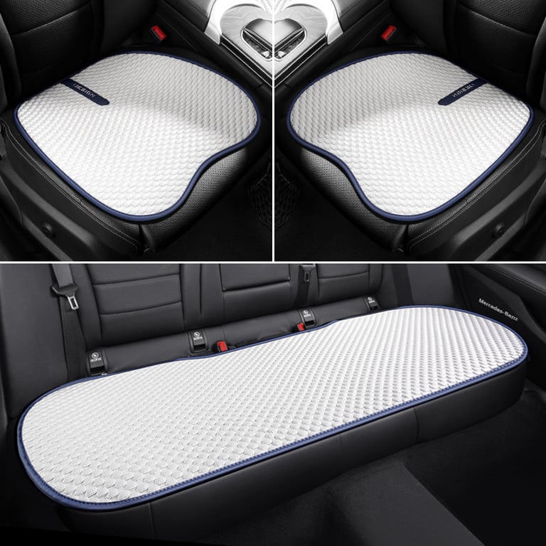 Black ice silk cooling pad in commercial vehicle, professional driver setup
