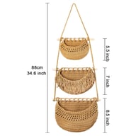 Detachable Three-Tier Kitchen Fruit And Vegetable Storage Mesh Bag — view 13