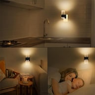 LED Motion-Sensor Night Light with Stepless Dimming | Corridor Wall Lamp — view 11