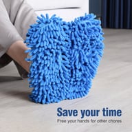 Microfiber Mop Slippers,mop Slippers For Floor Cleaning,Machine Washable And Reusable,3pieces,Suitable For Kitchen, Living Room And Other Occasions — view 4