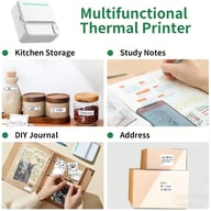 Mini Thermal Printer Bluetooth | Portable Photo Label Printing Machine — view 4