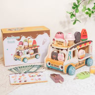 Wooden Ice Cream Model Playset Toy | Role-Play Store & Truck — view 16
