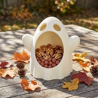 Halloween Ghost Storage Bowl 3D Printed Candy Holder Desktop Organizer — view 4