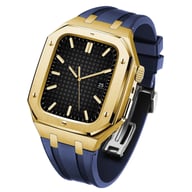 Stainless Steel Smartwatch Case with Fluororubber Band | Luxury Sports Watch — view 16
