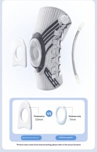 Upgraded Knob-Style Sports Knee Brace Outdoor Running Shock-Absorbing Adjustable Silicone Knee Protector — view 5