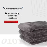 Braided Water Collecting Car Towel | 1200GSM Microfiber Drying — view 2