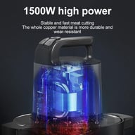 6.5L Electric Meat Grinder | 1500W Stainless Steel Food Processor — view 4