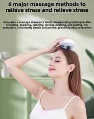 English Mini Octopus Head Massager | Rechargeable Scalp Kneading Device — view 6