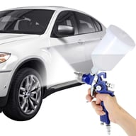 2 X HVLP Spray Gun Kit Air Gravity Feed Vehicle Car Paints1.4MM 0.8MM Nozzle — view 6