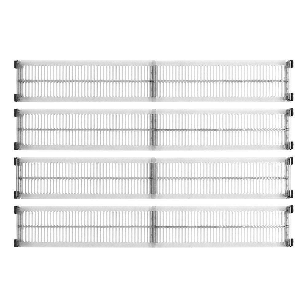 8Pcs Adjustable Drawer Dividers | Expandable Storage Organiser Set
