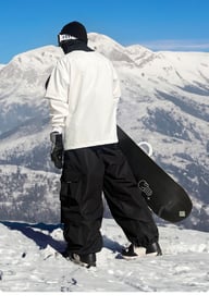 Ice South Korea Multi-Pocket Waterproof Sports Ski Pants For Men And Women Violet American Heavy Industry Snow Wear-Resistant Trendy Pants — view 16