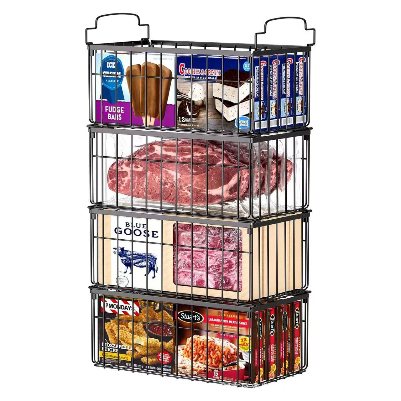 Basket Storage Rack For Cold Storage Freezer Shipped Goods