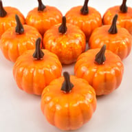 12Pcs Artificial Pumpkins Small Simulation Vegetable Decorating Thanksgiving Day Wreath Decorative Accessories 5.2cm H 4.2cm Dia — view 4