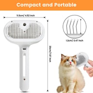 3-in-1 Cat Steam Brush | Pet Grooming Comb with Mist Spray — view 9