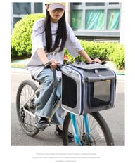 Portable Car Travel Cat Carrier | Multi-Function Pet Backpack Home & Kitchen — view 10