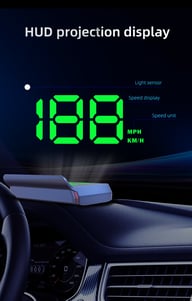 W2 Universal HUD Head-Up Display Car GPS Speedometer | Safe Driving — view 15