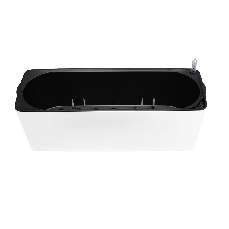 Rectangular Plastic Self-watering Lazy Flower Pot, Balcony Vegetable Planter