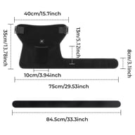 660nm Red Light Therapy Hip Wrap | USB Heating Massage Device — view 4