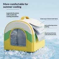 Portable Cooling Dog Bed All-Season | Ice Pack Pet Nest Canada — view 6