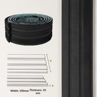Self-Adhesive EVA Grille Strips | Nail-Free Wood Backdrop Wall Stickers — view 9