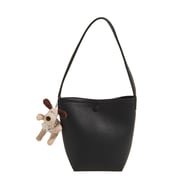 Large-Capacity Pebbled Leather Tote Bucket Bag for Women | Spring — view 5