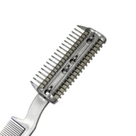 Pet Hair Cutting Comb With Replaceable Blades, Professional Dog Cat Grooming Tool For Thinning Shedding Hair, Detachable Razor Comb With Plastic Teeth — view 4