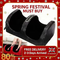 Electric Foot Massager with Heat | Shiatsu Kneading Calf Pain Relief — view 9