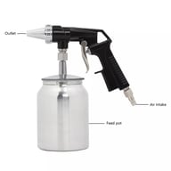 Handheld Air Sandblasting Gun 90 PSI | Professional Media Blaster — view 9