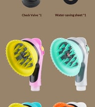 Pet Bathing Shower Head with Massage Bristles | Dogs & Cats — view 15