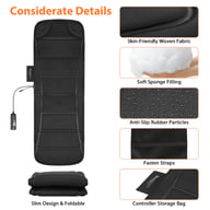 Full Body Vibration Massage Mat with Heat | 10 Motors, 9 Modes — view 9