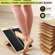 Wooden Slant Board Calf Stretcher | Foldable Incline Board for Yoga — view 9