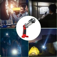 Cordless LED Work Light Milwaukee 18V Battery 2000LM Floodlight — view 9