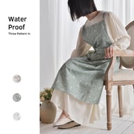 Artistic Floral Cross-Back Bib Apron | Kitchen Work Uniform Canada — view 19