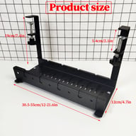 Tidy Cord Line Basket Rack Under Desk Cable Management Tray Hide Wire Organizer — view 4