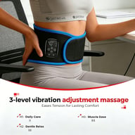 120-LED Far-Infrared Heating Massage Therapy Waist Support Belt — view 7