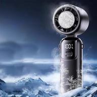 Portable Handheld Cooling Ice Fan | Rechargeable Turbo Personal Fans — view 10