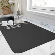 Diatomaceous Earth Kitchen Counter Drying Mat | Heat-Resistant Absorbent Pad — view 9
