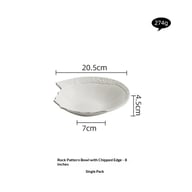 High-end White Aesthetic Dish Presentation Plate — view 15