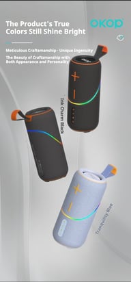 KP-806 Portable Bluetooth Speaker | Home & Kitchen Audio with RGB Lighting — view 10