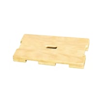Resistance Band Foot Plate for Stability | Portable Wood Platform — view 5