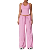 Brushed Yoga Set Quick-Drying Workout Outfit | Home & Kitchen — view 8