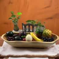 European-Style Wooden Boat-Shaped Fruit Tray | Solid Wood Serving Bowl — view 13