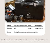 Tactical Camping Gear Storage Bag | 42L & 30L Outdoor Organizer — view 4
