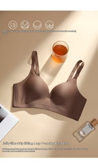 Thin Cup Push-Up Wireless Bra with Side Boob Control | Canada — view 8