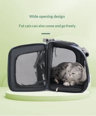 Portable Car Travel Cat Carrier | Multi-Function Pet Backpack Home & Kitchen — view 15