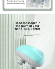 English Mini Octopus Head Massager | Rechargeable Scalp Kneading Device — view 8